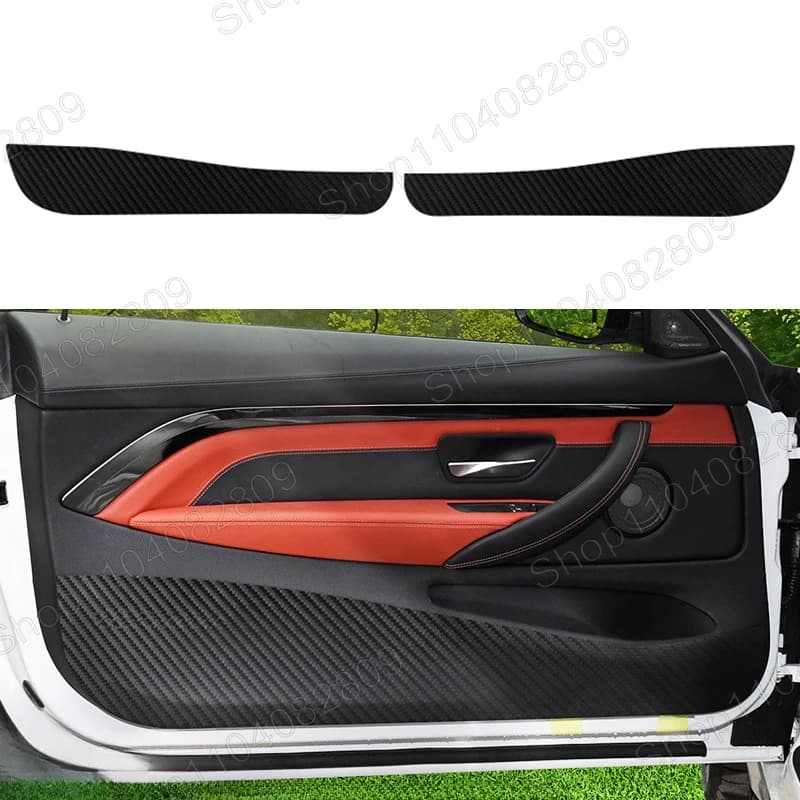 Anti Football Door Cover Protective Mat For BMW M4 Series 4 2020-2025 Soils Leather Strips Accessories For Interior Car