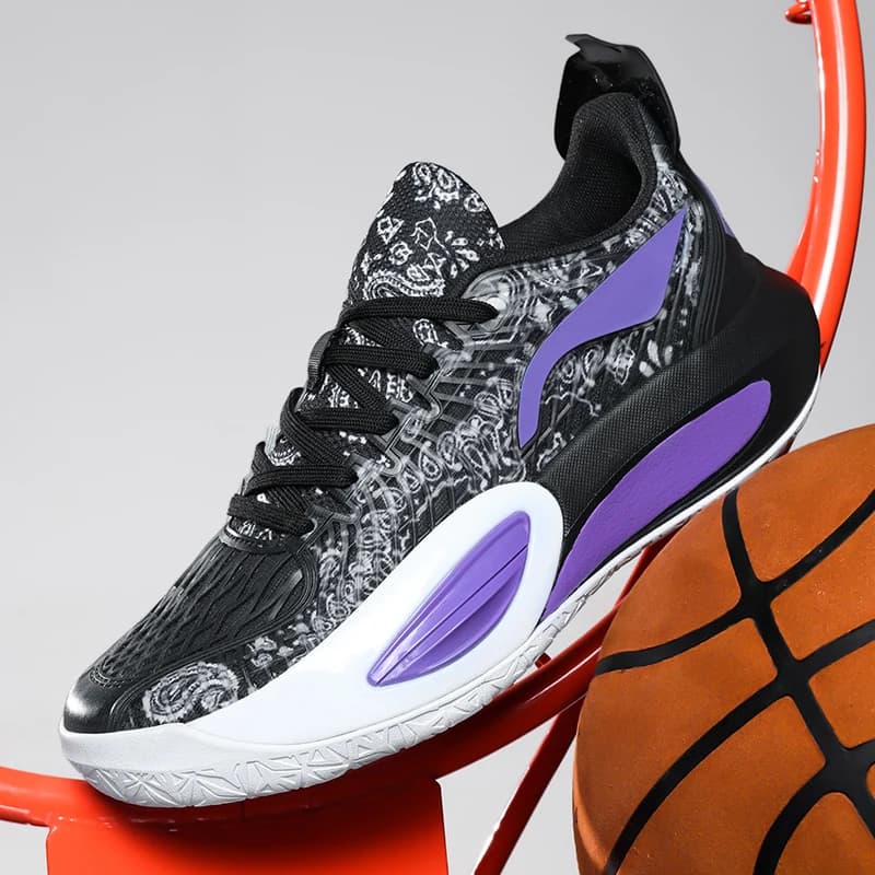 Basketball shoes for men and women, summer, mesh, low, light, cushioning, with soft sole, practical, bright, non-slip, wear-resistant.