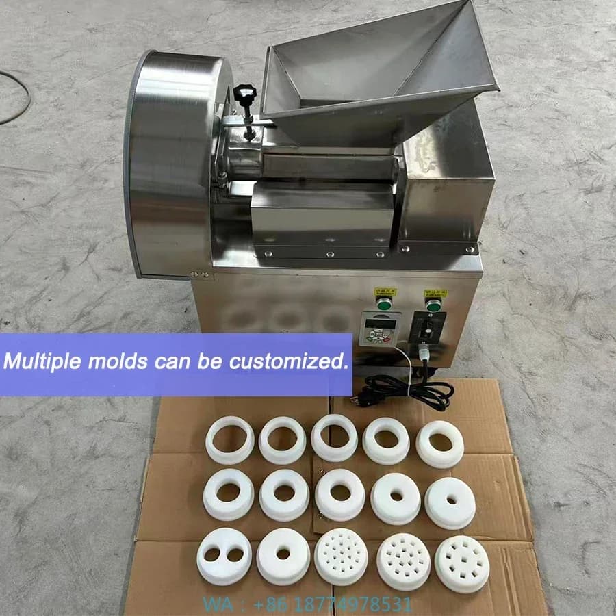 Pasta e pizza - Produzione di palline da 600 g Nuova macchina arrotonda automatica per divisori di pasta con motore per pasticceria di pane