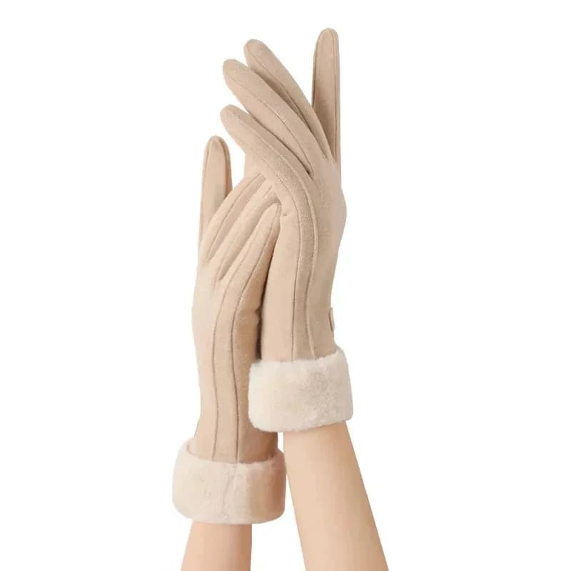 Women's Warm Windproof Winter Gloves – Touchscreen Compatible & Cold Resistant, Ideal for Cold Weather