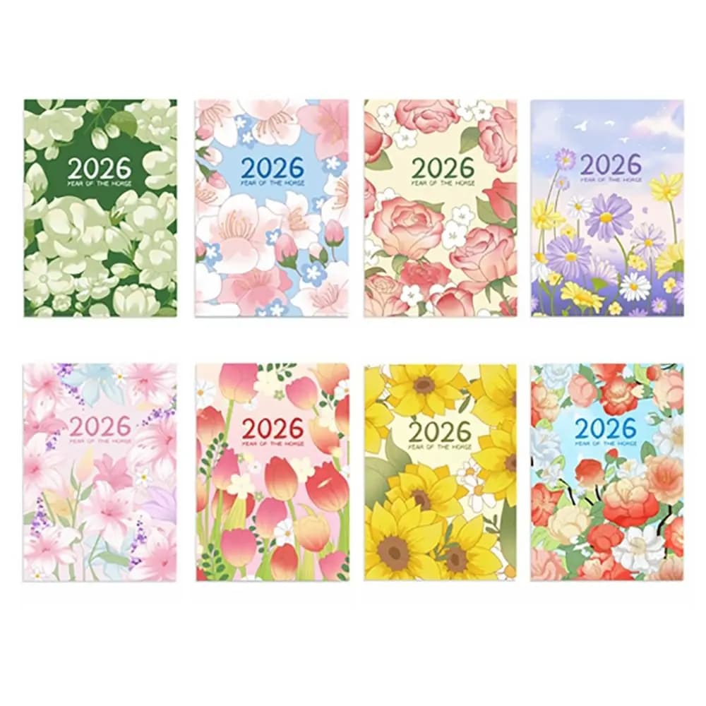 Pratico A4 A5 2026 Orari Notebook Efficienza del lavoro Piano di apprendimento Agenda Planner Check-in Planner Notebook Ufficio