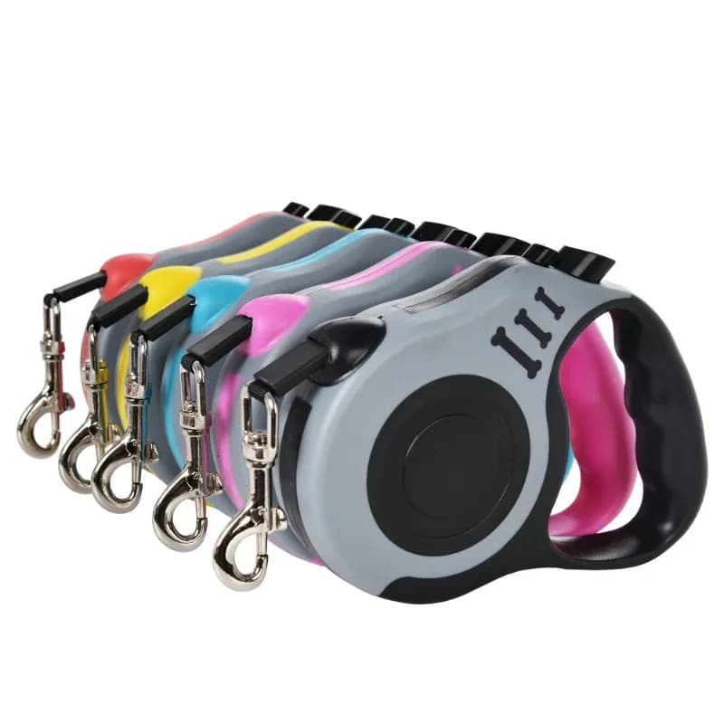 1pc 3m Dog Leash for Small Dogs Cat Automatic Retractable Durable Nylon Lead Puppy Outdoor Travel Walking Hiking Traction Rope