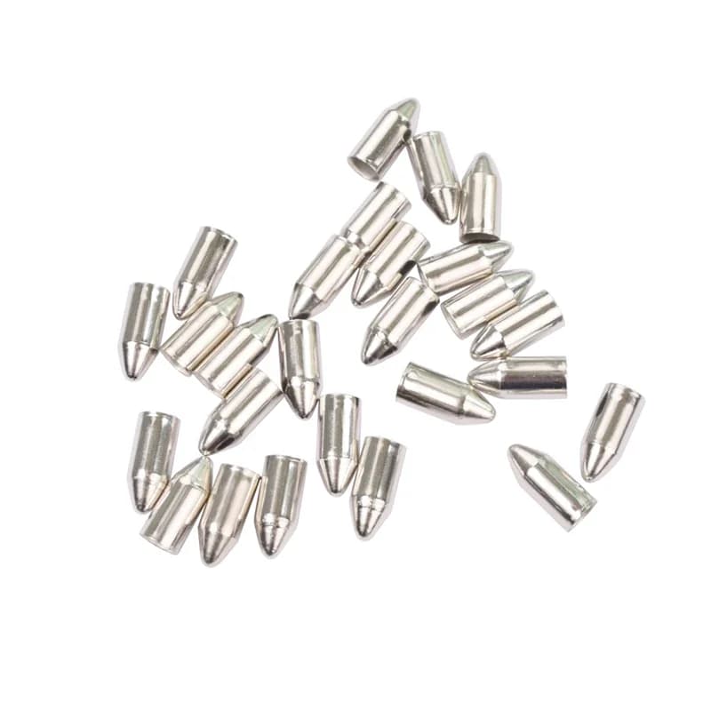 30 punte in acciaio per frecce da tiro con l'arco, per asta della freccia con diametro esterno di 7 mm ​ Accessori per il tiro al bersaglio