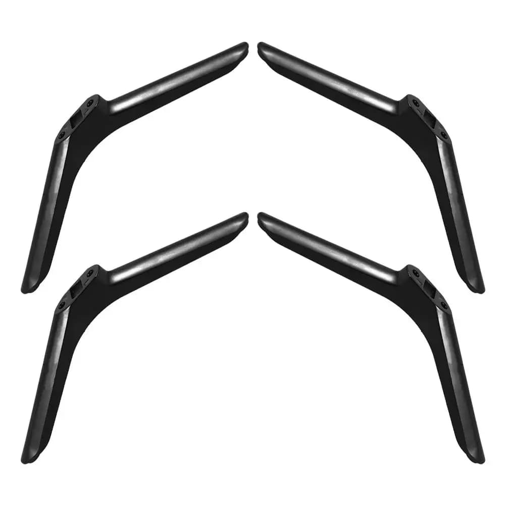 2 Paia di Supporti per TV Regolabili Universali, Gambe per TV con Viti Incluse, Supporto Stabile per Soggiorno e Camera da Letto, Gambe in Metallo per Mobili