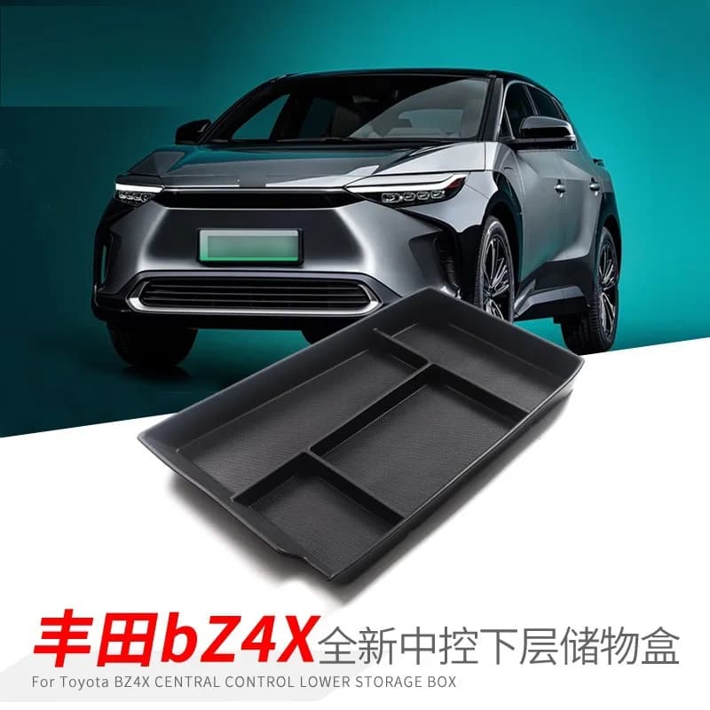 For Toyota BZ4X Central Control Lower Storage Box Car Storage Modification Accessories for Automotive Supplies
