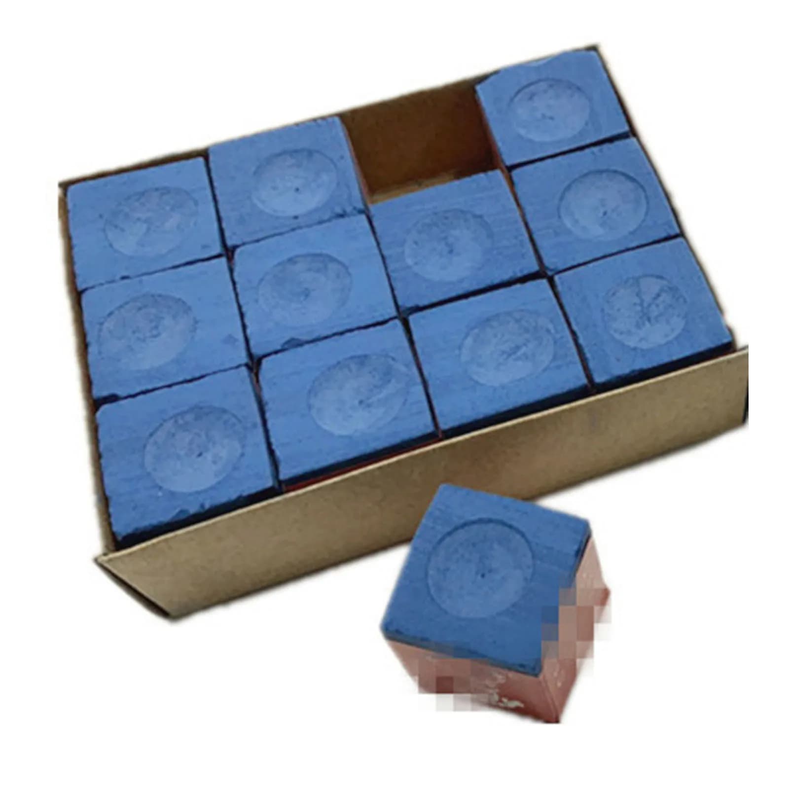 12 pezzi gessi per stecche da biliardo accessori da biliardo stecche da biliardo cubi di gesso biliardo da tavolo accessori sfusi
