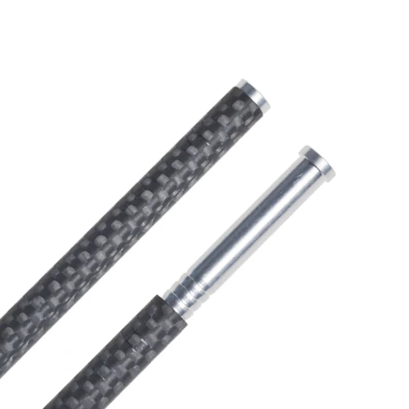 Inserto allungabile per inserto in alluminio per tiro con l'arco da 12 pezzi per accessori per tiro con albero di freccia in carbonio ID 6.2mm