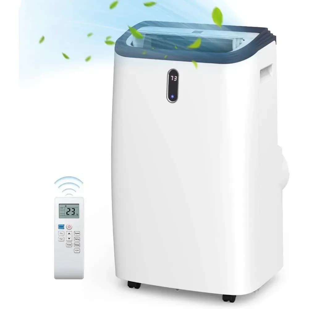 APortable Air Conditioner 10000 BTU for 1 room, 3-in-1 AC Unit with Dehumidifier Cools up 450 sq. ft, Energy Saving with ECO Mod