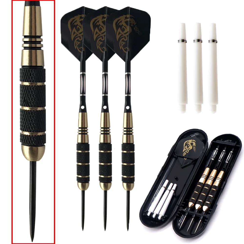 3pcs 24g Professional Flying Dart Steel Needle Tip Dart Set 165mm with Box Sport Outdoor Indoor Entertainment Game Accessories