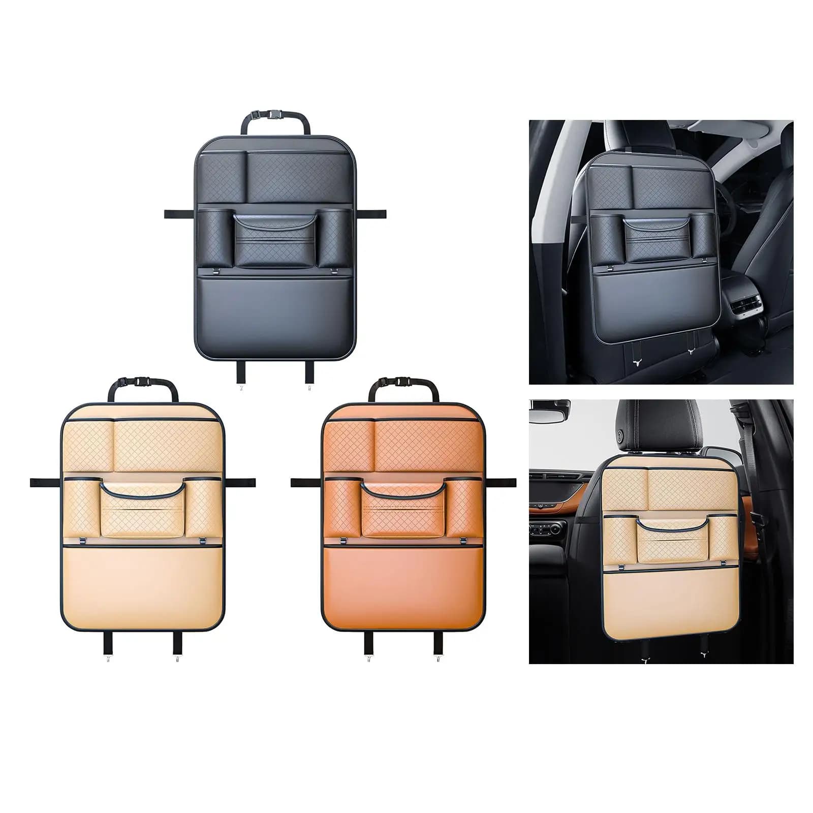 Organizer per Sedile Posteriore Auto, Ampia Borsa Portaoggetti Universale per Auto e SUV