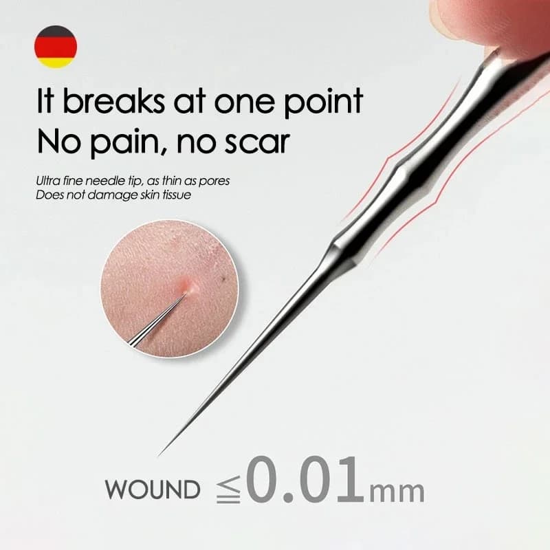 Needle for acne Needles for pore cleaning Beauty artifact imperfecture extractor needle removal tool for pimple removal Black dot removal