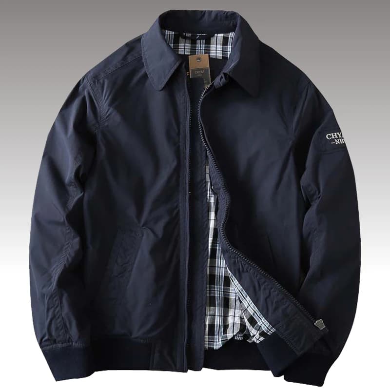 Spring Casual Solid Fashion Slim Bomber Jacket Men Overcoat Baseball Jackets Male Autumn Business Classics Outwear Coats