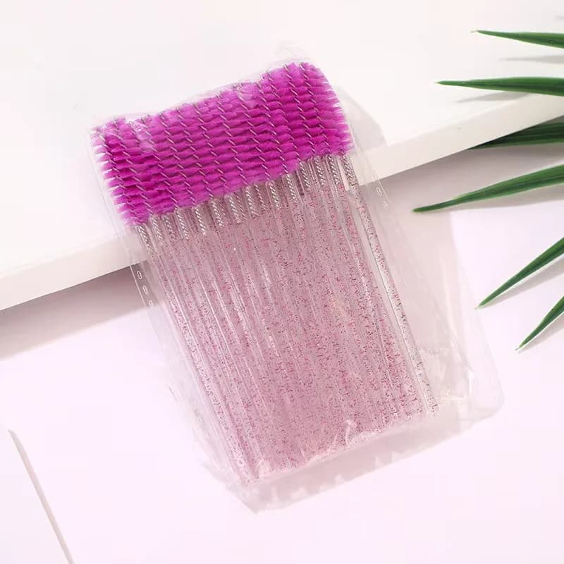 Bulk Pack Eyebrow & Eyelash Brushes 50/100/300/500pcs Mascara Wands Applicator for Eyelash Extensions Makeup Tool