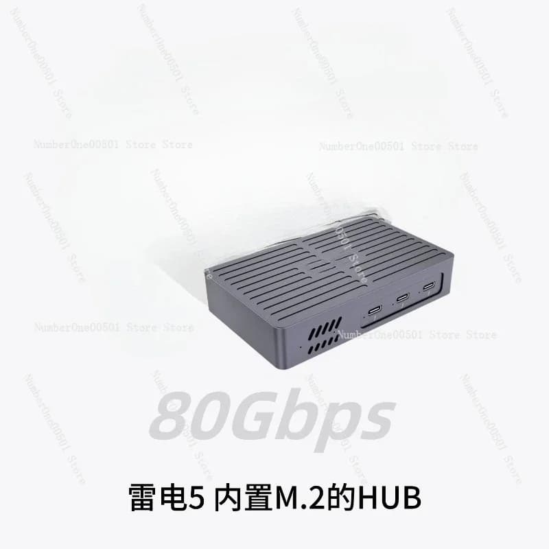 Custodia e hub SSD Thunderbolt 5 - Dock NVMe esterno da 80 Gbps per PC Mac M4 Pro/Max e Windows