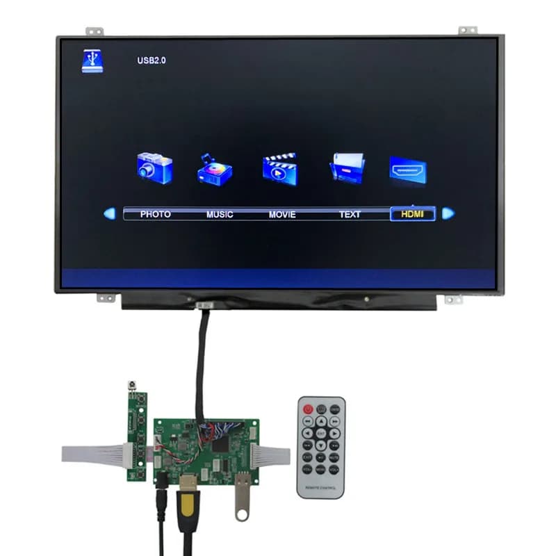 Scheda di controllo driver schermo LCD fai da te da 14 pollici disco U compatibile HDMI per monitor pubblicitario Raspberry Banana Pi Mini PC