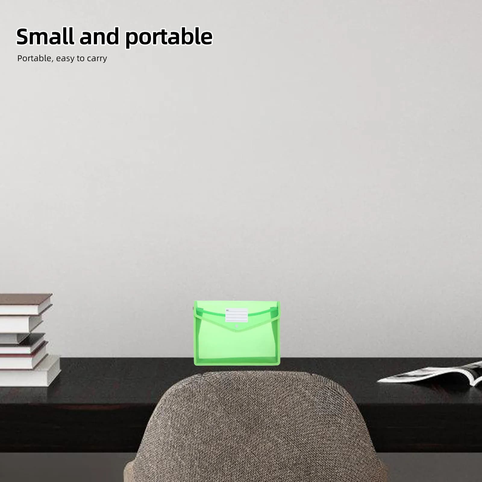 6 Pezzi Buste Portadocumenti A4 in Plastica Trasparente con Chiusura a Scatto, Cartelle Impermeabili Antistrappo con Etichetta Indice per la Scuola