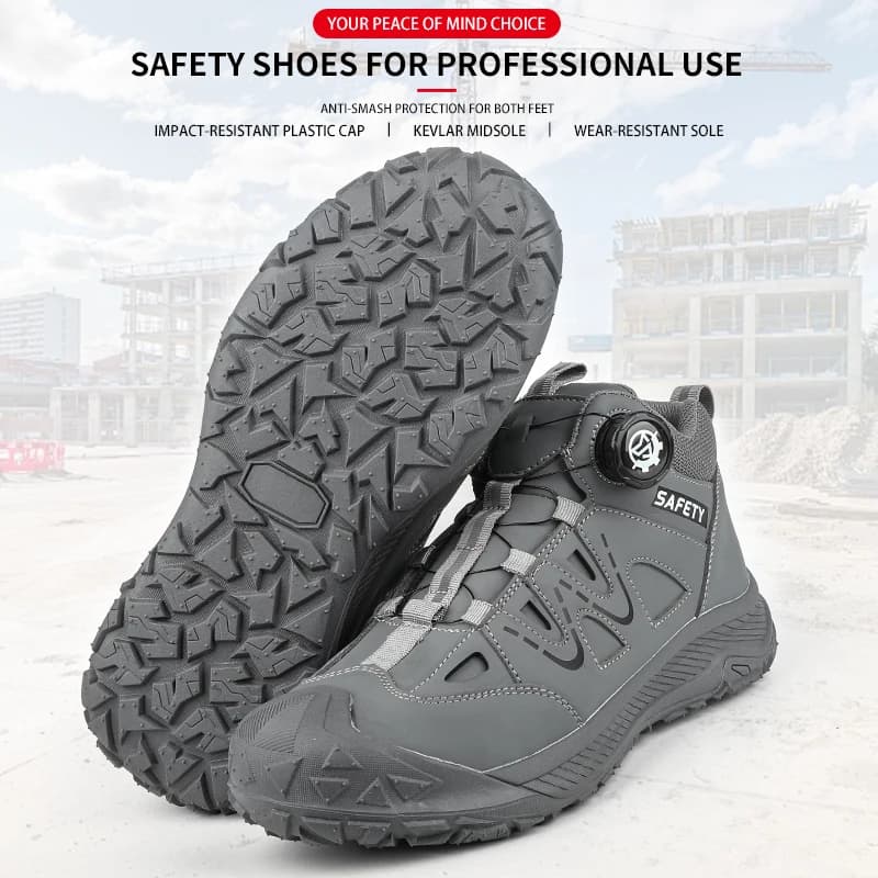 2026 Garden and horticultural construction, lathe machining, anti-smashing, anti-puncture labor shoes, safety shoes, work shoes,
