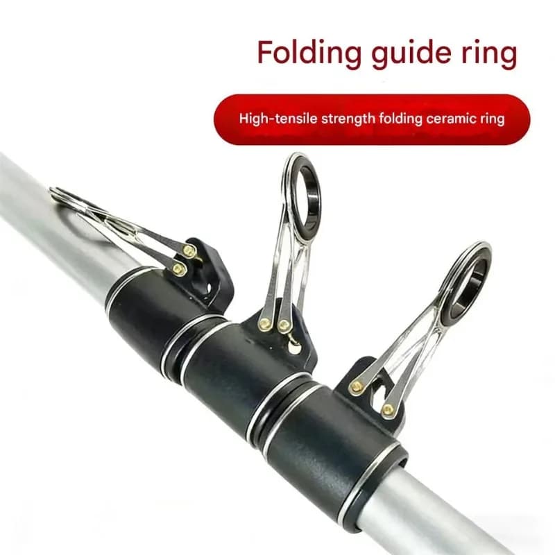 1PCS Stainless Steel Fishing Guide Set 16.2mm Tube & 23.2mm Ceramic Rings for Rod Repair Long Cast Saltwater DIY Kit