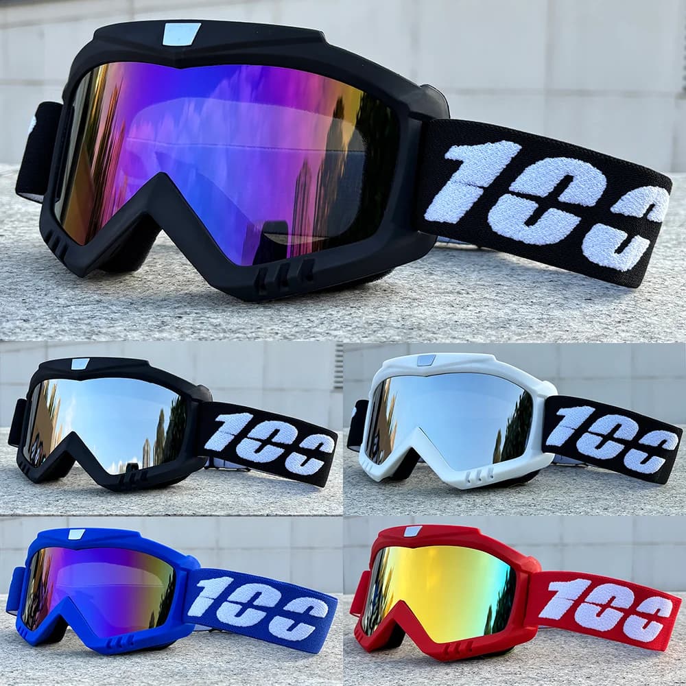 Occhiali Antivento per Moto, Sport all'Aperto, Occhiali da Sole, Protezione UV Estiva per Motocross e Sci, Maschere
