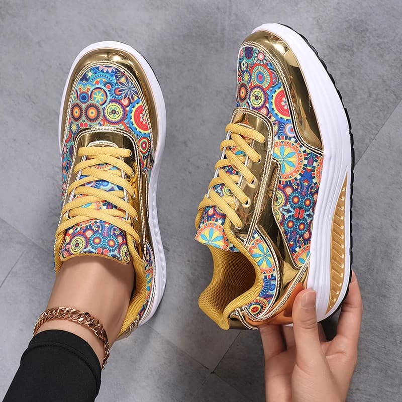 2025 Nuove donne Chunky Casual Sneaker Donna Lace Up Tenis Feminino Sneakers per le donne Sneaker da donna Moda Scarpe vulcanizzate