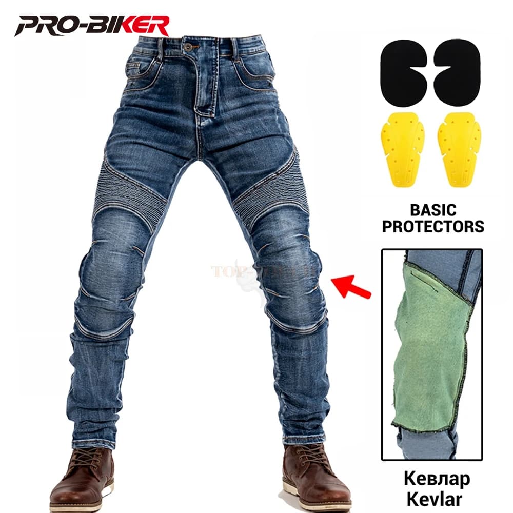 Jeans da moto da uomo Pantaloni da moto da moto indossabili Pantaloni da equitazione da corsa da turismo con protezione per moto CE