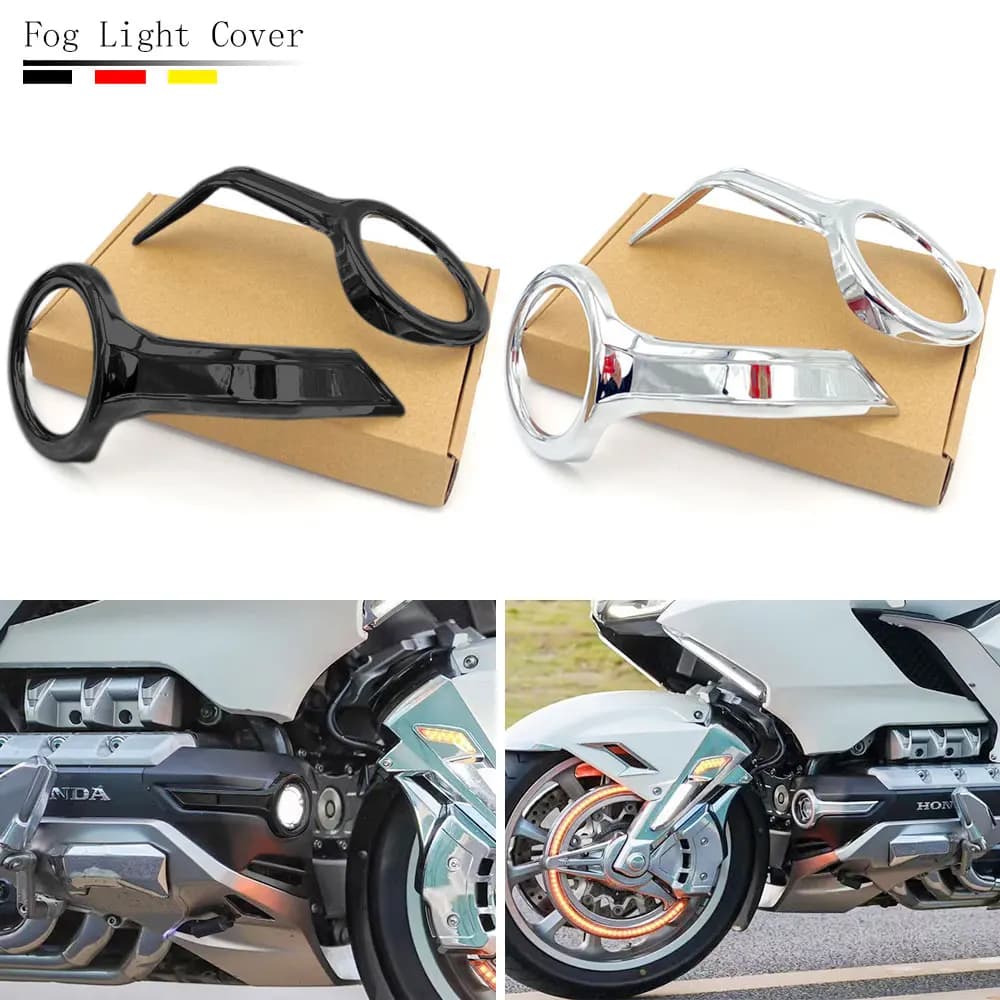 Moto per Honda Goldwing GL 1800 Gold Wing 1800 accessori per Tour 2018-2023 Fog Light Trim Rings decorazione per copertura fendinebbia