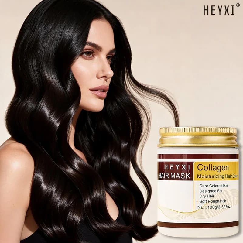 Maschera idratante per capelli al collagene, cura idratante per capelli, nutrimento per capelli, idratazione a lunga durata, il miglior regalo per ragazze