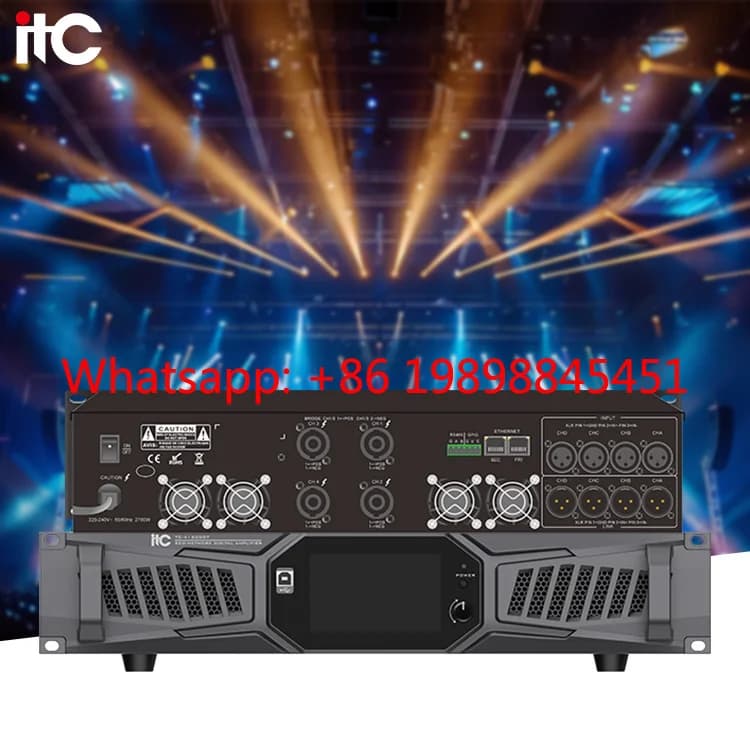 Amplificatore di Potenza Professionale Originale a 4 Canali QSC per Audio e Video Professionale