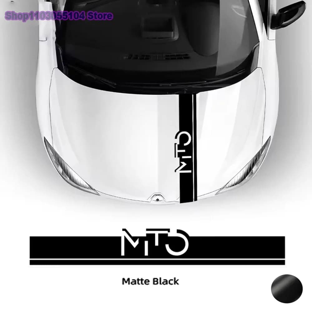 1PC Car hood sticker For Alfa Romeo MITO