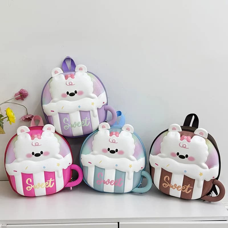Zaino per bambini dell'asilo, zaino carino a forma di uovo, zaino leggero per bambini, zaino per la scuola per ragazzi, mochila