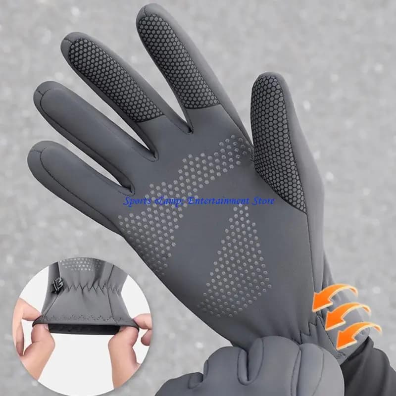 Guanti da ciclismo G7NF con isolamento termico, retro antivento e presa antiscivolo Guanti da bici touchscreen per climi