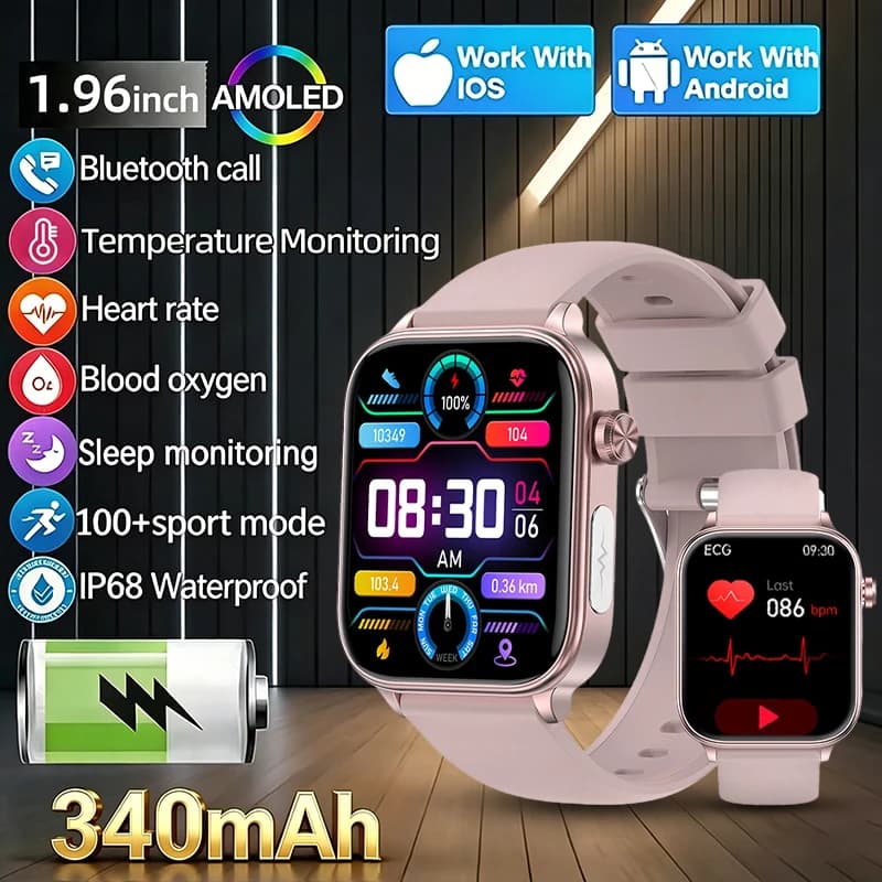 Smartwatch 2026 per Donne con Diagnostica AI, Test di Composizione Corporea, Monitoraggio Lipidi e Acido Urico, Tracker Salute Mestruale