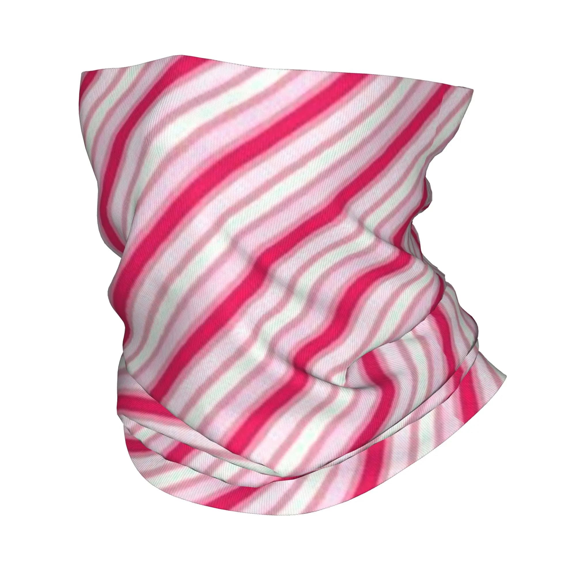 Sweet (4) Bandana Cover Club Candy Stripe Maschera per il viso da escursionismo per adulti, lavabile