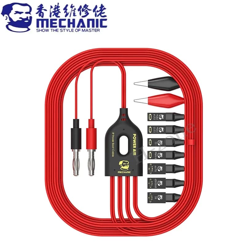 MECHANIC POWER Air Power Boot Cable Suitable for IPhone 7-16Pro Max Current Test Motherboard Repair Power Supply Boot Cable Tool