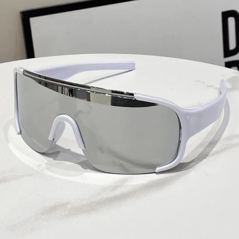 Occhiali da sole orientati futuri, occhiali di fascia alta, occhiali da sole sportivi antivento, ragazze calde Cyberpunk, resistenti ai raggi UV