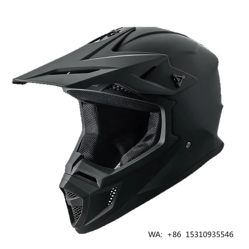 Casco Integrale per Moto Approvato DOT, Casco da Motocross, Casco per Moto Fuoristrada, ATV e Guida su Strada