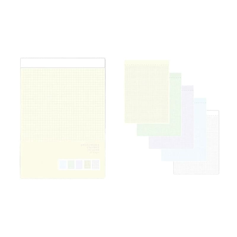 Taccuino carta colorata da 80 fogli da 8,27x5,83 pollici per prendere appunti pianificazione quotidiana