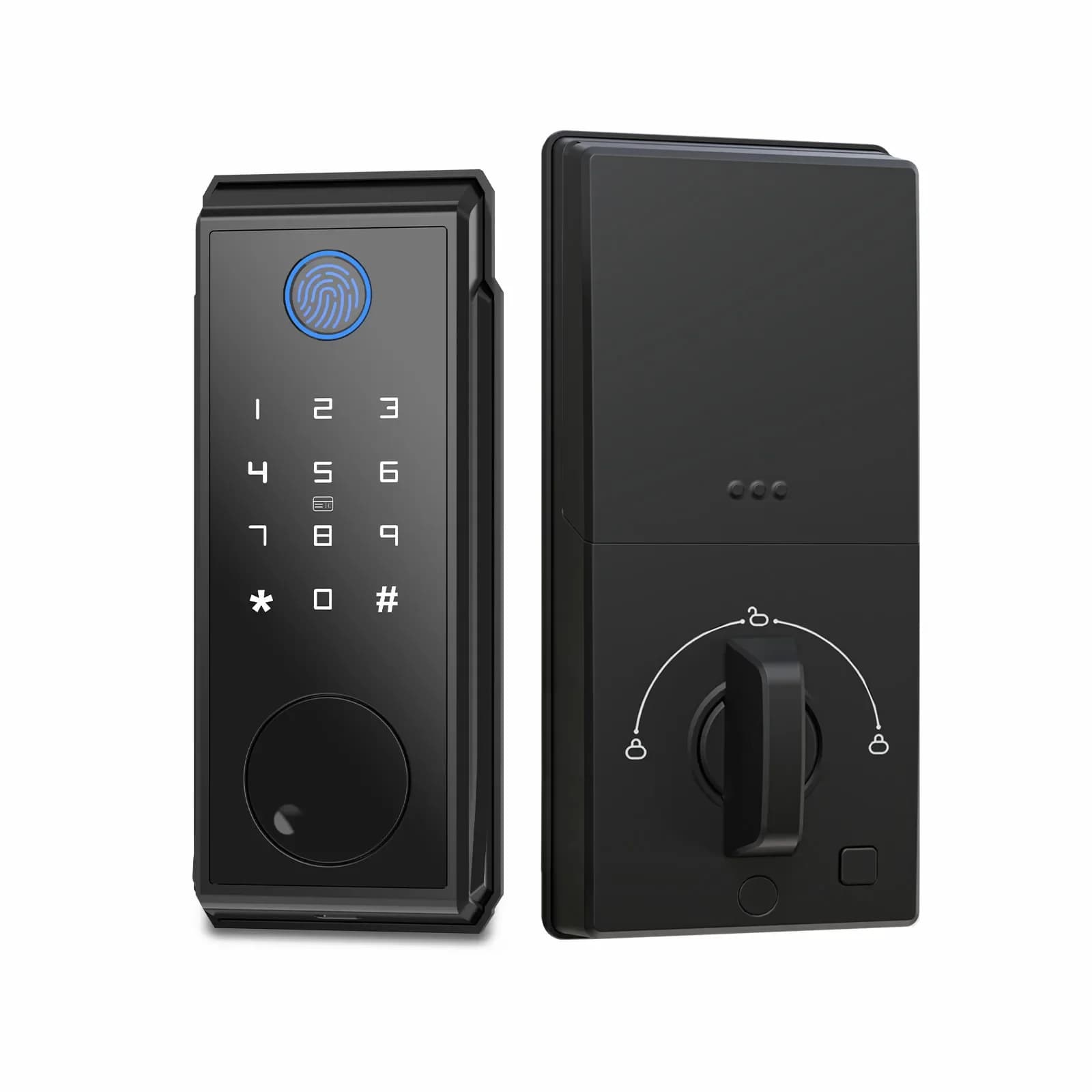 Smart Deadbolt Lock Keyless Entry Door Latch Code Fingerprint Room Door Lock tastiera elettronica serrature digitali Ttlock Tuya wi-fi