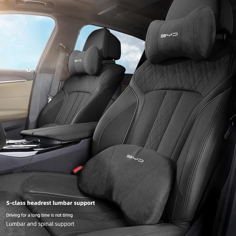 Seggiolino auto poggiatesta memoria cotone protezione del collo lombare cuscino per BYD Tang E6 F3 Atto3 Yuan Plus Song Max F0 I3 G3 Ea1 Dmi 2din