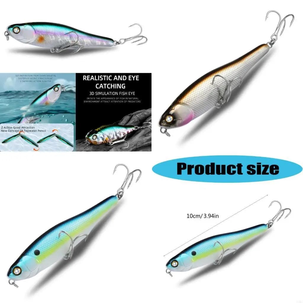 Walking The Dog Artificial Baits Topwater Pencil Popper Fishing Lures Hard Baits