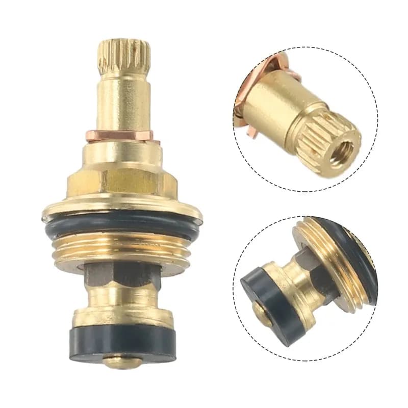 Rubinetto con bobina ad apertura lenta in ottone ////bobina per acqua calda e fredda//G1/2 Miscelatore per lavello da cucina Testa spruzzatore a flusso Miscelatore giallo