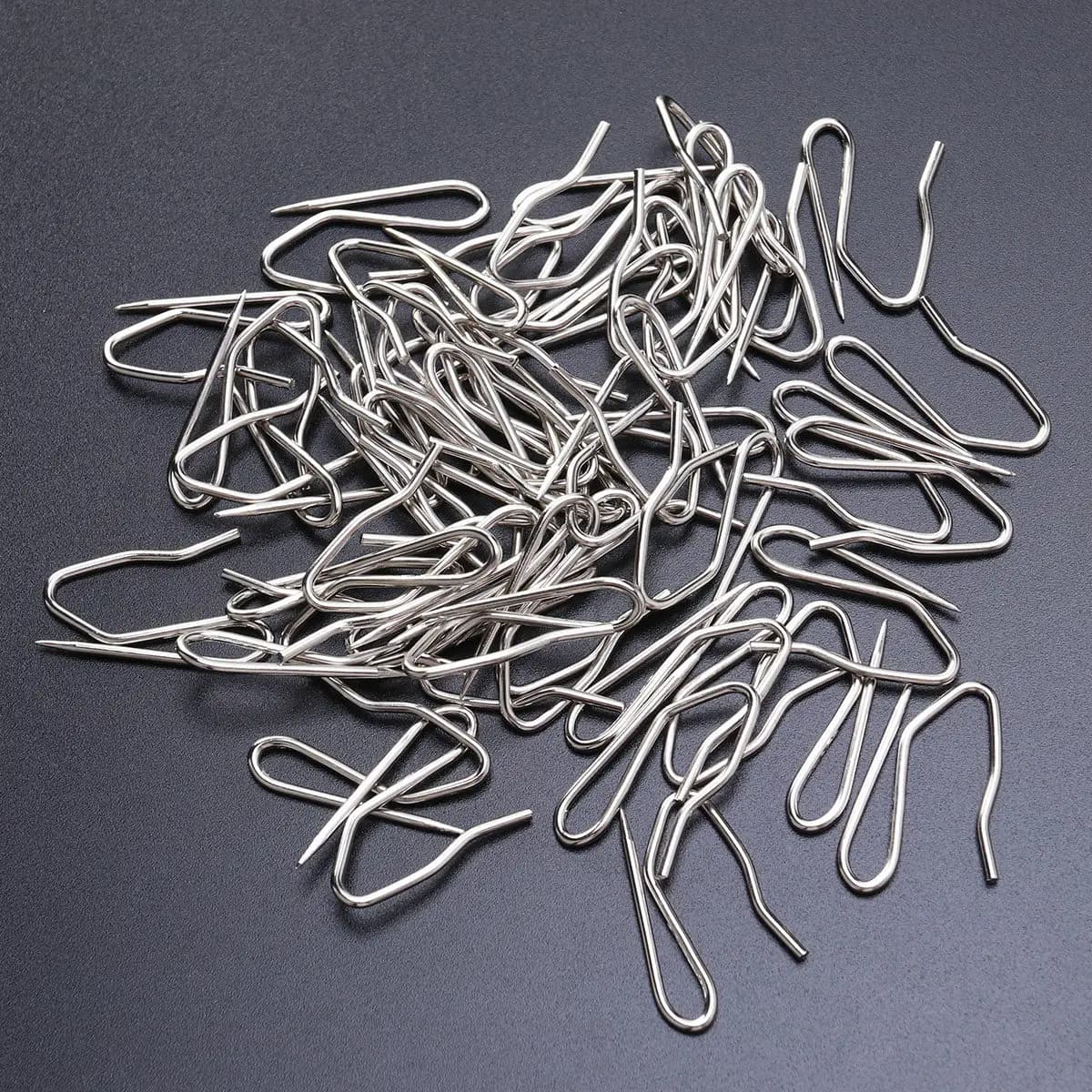 380Pcs Stainless Steel S Hooks Heavy Duty Resistant Hooks Space Saving for Curtains Bathroom Kitchen Office Hangers
