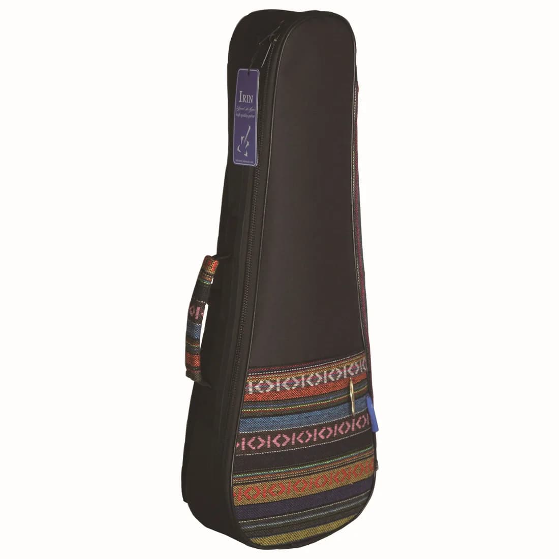 IRIN Borsa a Zaino per Ukulele da 21 Pollici, Stile Semi-Etnico, con Imbottitura in Cotone per Strumenti Musicali e Accessori