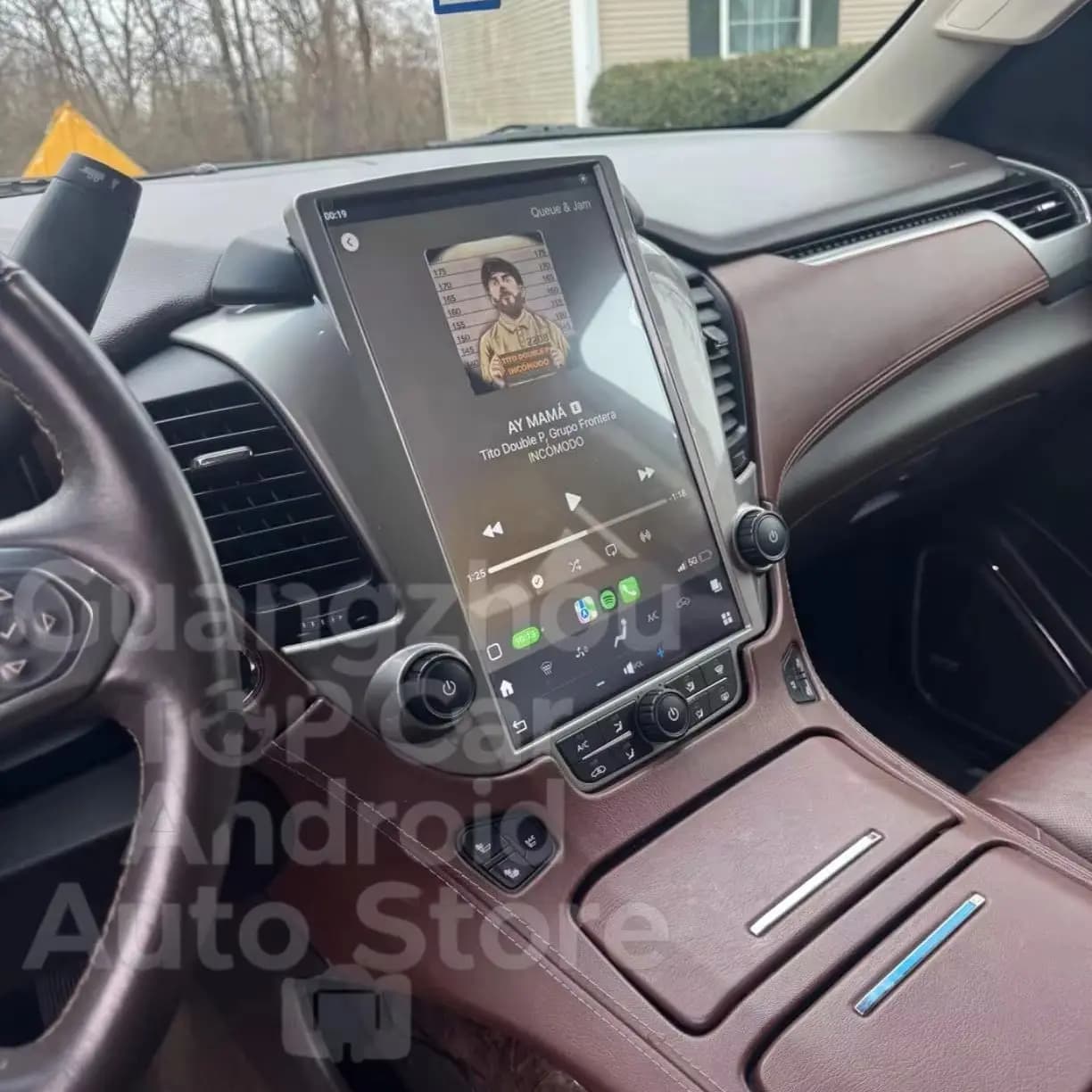 14.5" Screen Android 13 Car Radio GPS For GMC Yukon Chevrolet Tahoe Suburban 2014-2020 Tesla Style Multimedia Player Head Unit
