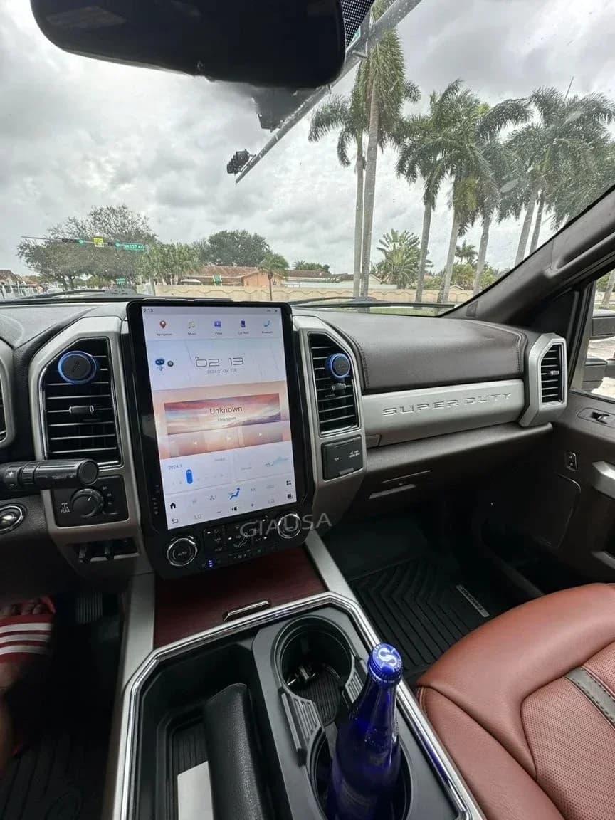 14.4 "Android 13 8G 128G For Ford Raptor F150 2015-2022 F250 F350 F450 2017-2022 1 Din Bluetooth Screen Stereo Reader