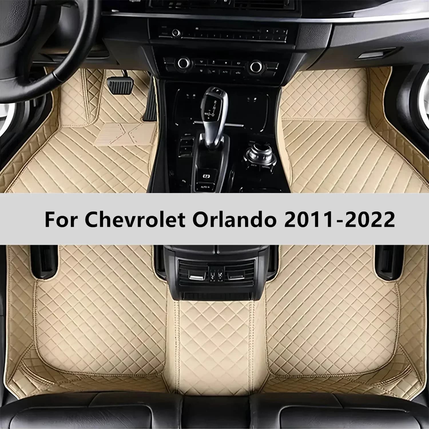 Tappetini per auto personalizzati per Chevrolet Orlando 2011-2022 Tappetino per auto Accessori per tappetini Accessori interni
