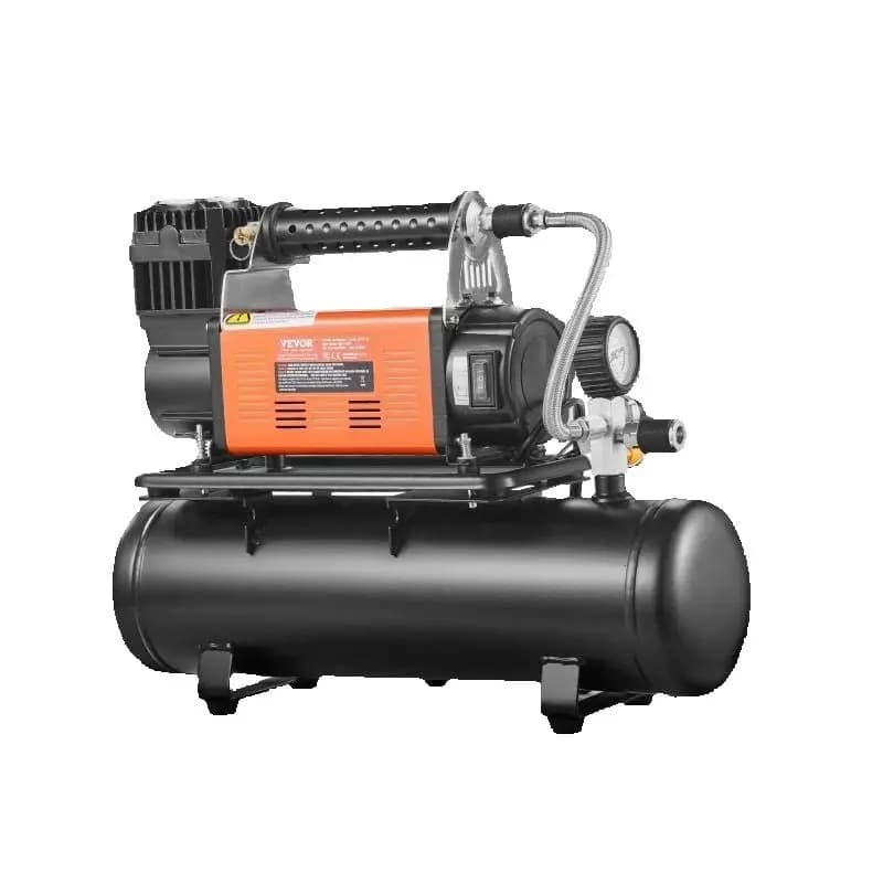 SucceBuy Compressore d'aria per carichi pesanti da 12 V con gonfiatore portatile per pneumatici Compressore d'aria fuoristrada Manometro digitale Gonfiatore per pneumatici