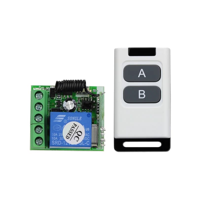 Universale DC 12 v mini sistema di commutazione telecomando senza fili ricevitore trasmettitore campanello allarme serratura elettrica