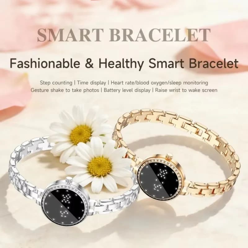Nuovo Braccialetto Smart 2026 per Sport e Fitness, Monitoraggio Salute, Notifiche Chiamate e Messaggi, Impermeabile IP68, Smartwatch Leggero da Donna