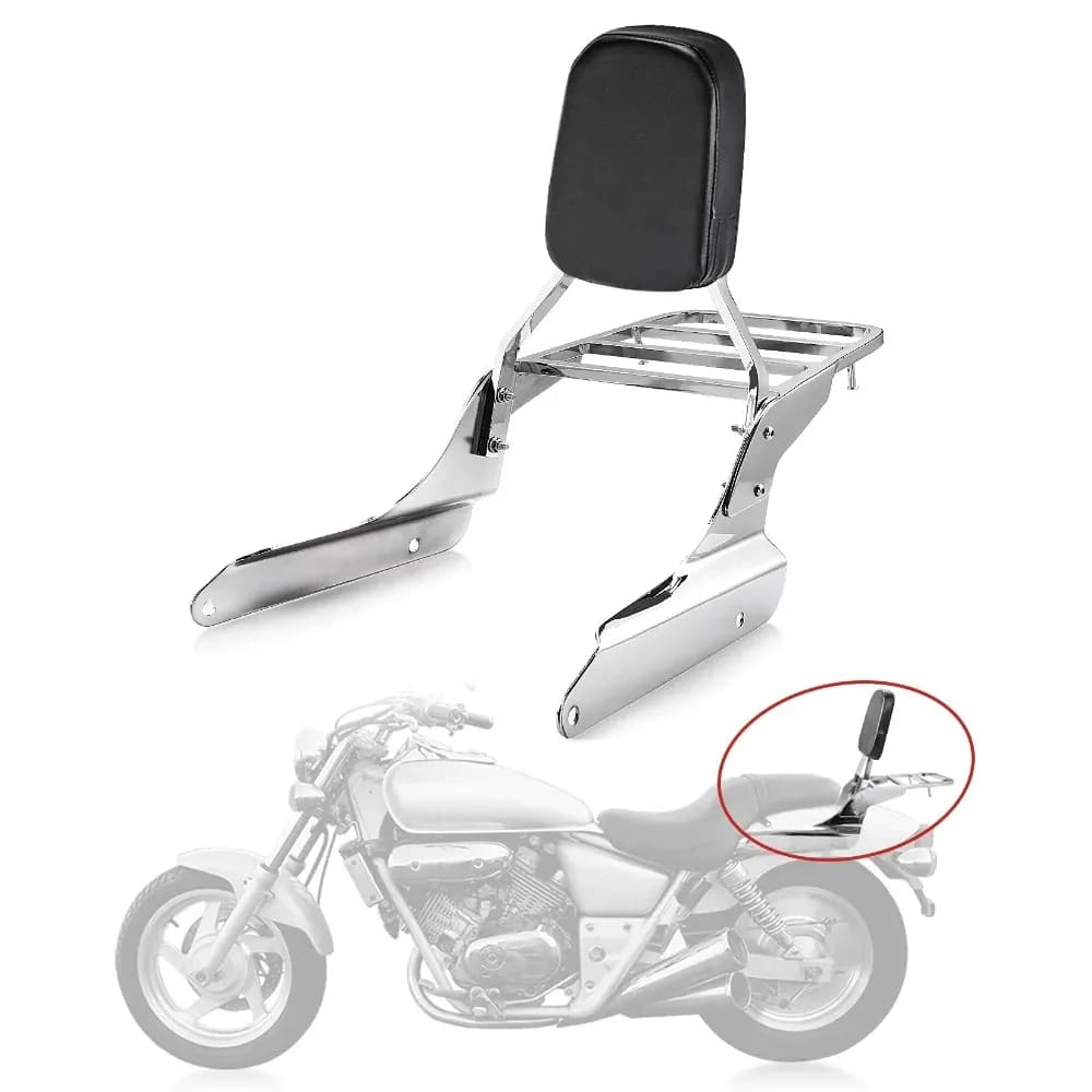 Sissy Bar motorcycle passenger backrest for Honda Shadow VT600 VLX600 VT 600 VLX 600 VLX 600 1999-2008